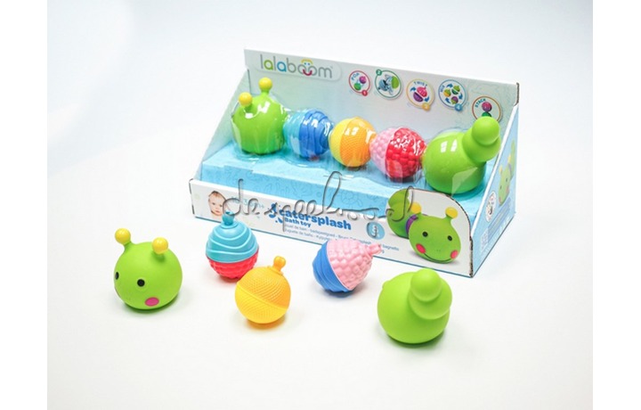BL500 Bath Toy Caterpillar And Beads - 8St