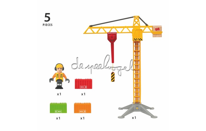 33835 Constructie kraan met lichten