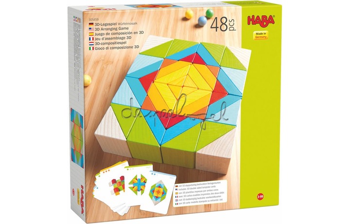 305459 3D-compositiespel Blokkenmozaïek