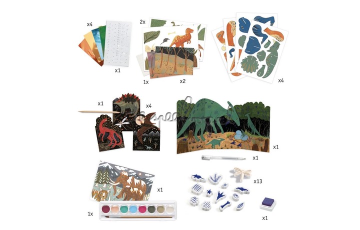 DJ09331 Creatieve doos - De wereld van de dinausaurus DJ09331 Creatieve doos - De wereld van de dinausaurus