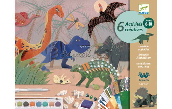 DJ09331 Creatieve doos - De wereld van de dinausaurus DJ09331 Creatieve doos - De wereld van de dinausaurus