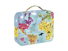 36219 J02655 Puzzel, Kaart van de Wereld Dubbelzijdig 208st j02655world-both-side-rounded-puzzle-208-pcs.jpg