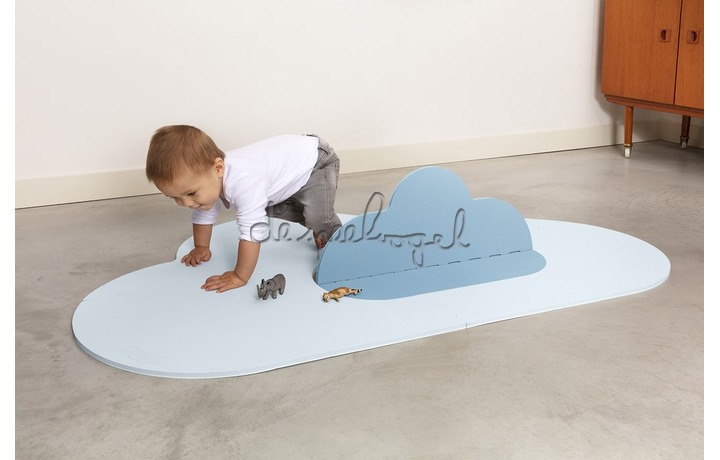 172246 Quut Playmat - Head in the clouds S Dusty Blue