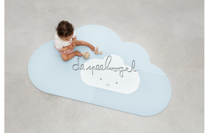 172246 Quut Playmat - Head in the clouds S Dusty Blue