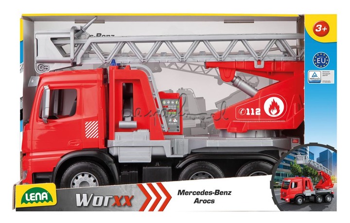 4615 WORXX Mercedes-Benz Arocs Brandweerladderwagen 48cm 4615 WORXX Mercedes-Benz Arocs Brandweerladderwagen 48cm