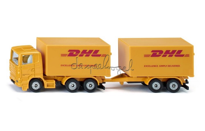 1694 Vrachtwagen met aanhangwagen DHL