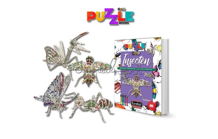 470153 3D puzzel Books - Insecten