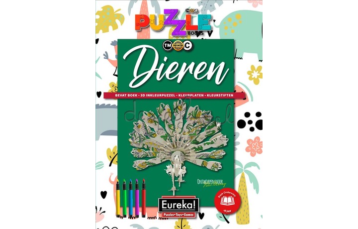 470156 3D puzzel Books - Dieren