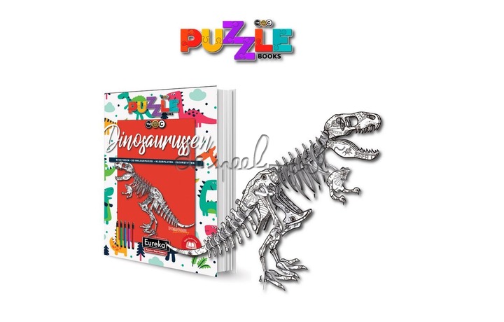 470157 3D puzzel Books - Dinosaurussen