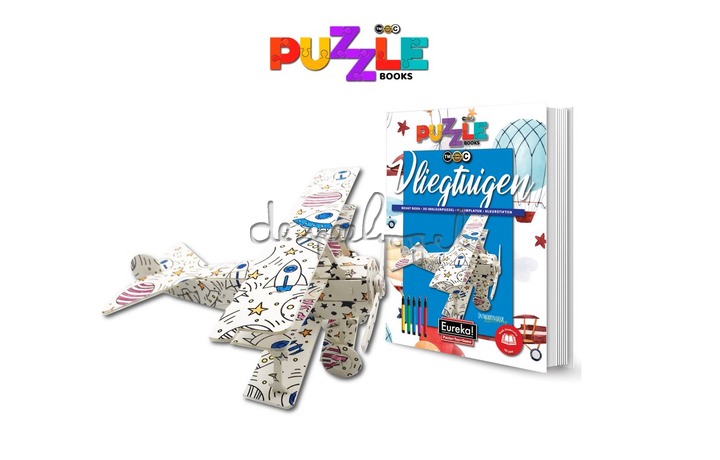 470152 3D puzzel Books - Vliegtuigen